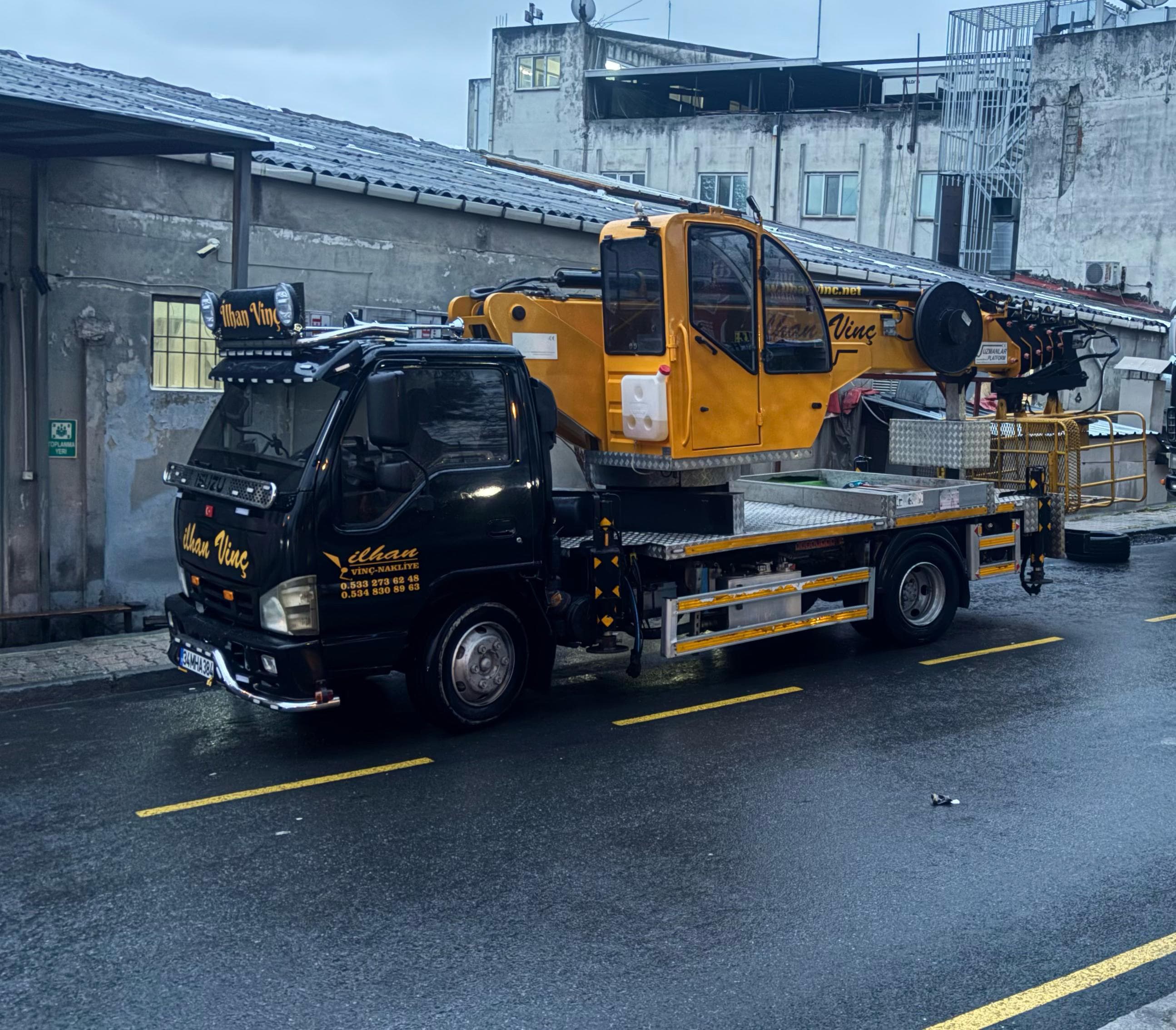İstanbul Sepetli Vinç Kiralama Hizmetleri
